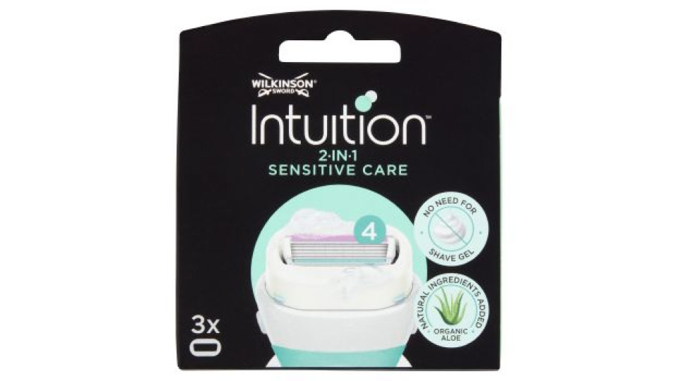 Wilkinson Sword Intuition 2in1 Sensitive Care lame 3 pz
