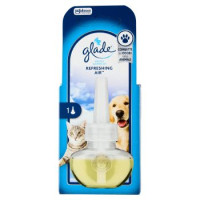 Glade® ricarica profumatore elettrico per Ambienti Refreshing Air¿, Contro odori degli animali, 20ml