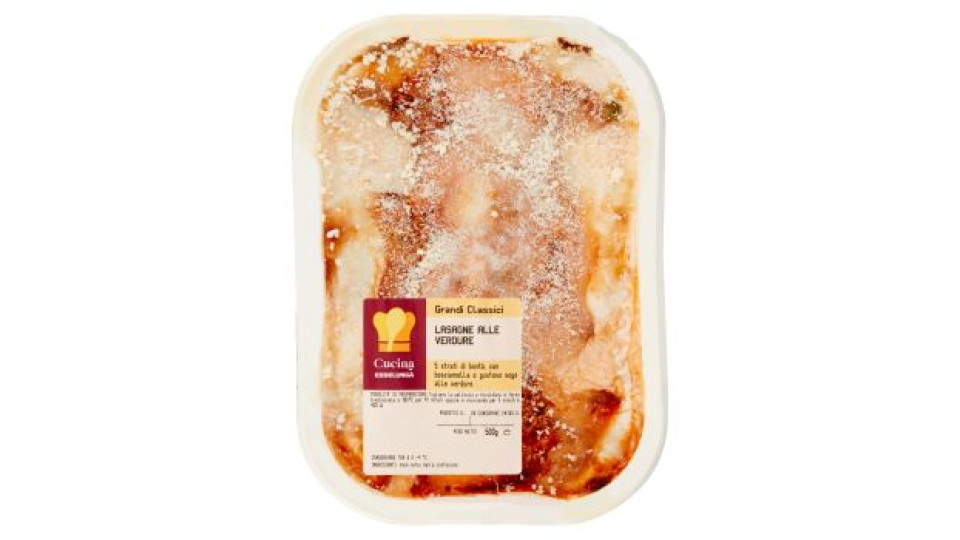 Cucina Esselunga Lasagne alle verdure 500 g