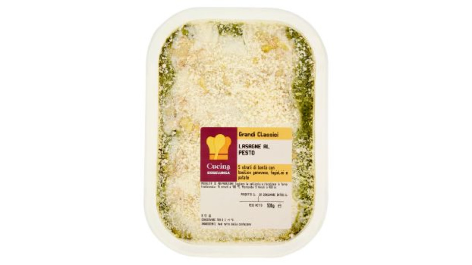 Cucina Esselunga Lasagne al pesto 500 g