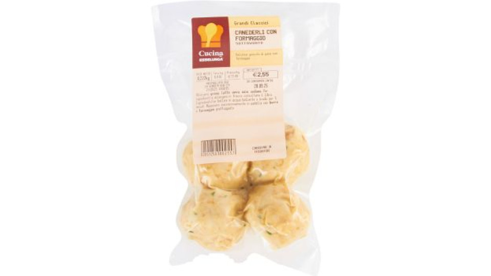 Cucina Esselunga Canederli con formaggio
