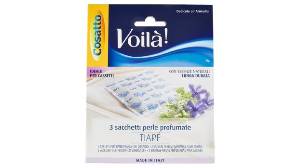 Cosatto, Voilà! 3 Sacchetti perle profumate profumazioni assortite 30 g