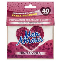 Mon Amour Profumatore per Armadi e Cassetti Ninfea Viola 12 g