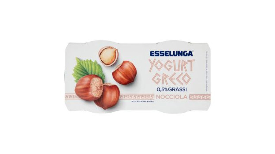 Esselunga Yogurt greco 0,5% grassi nocciola 2 x 150 g