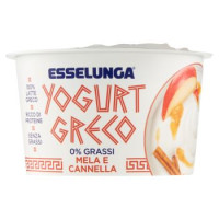 Esselunga Yogurt greco 0% grassi mela e cannella 150 g