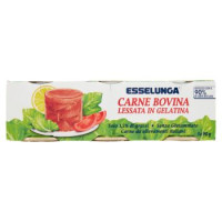Esselunga, carne bovina lessata in gelatina vegetale