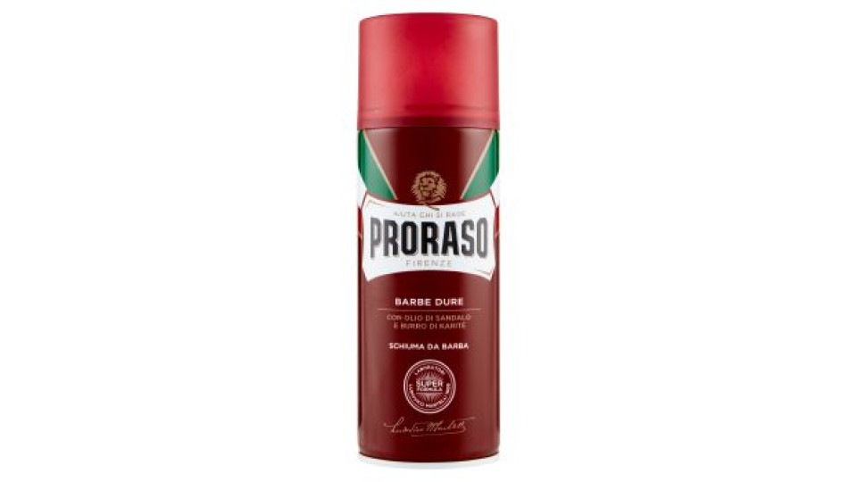 Proraso Schiuma da Barba Barbe Dure 400 ml