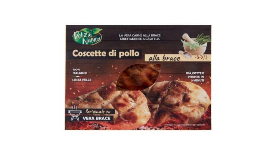 Delizie Natura Coscette di pollo alla brace 0,200 kg