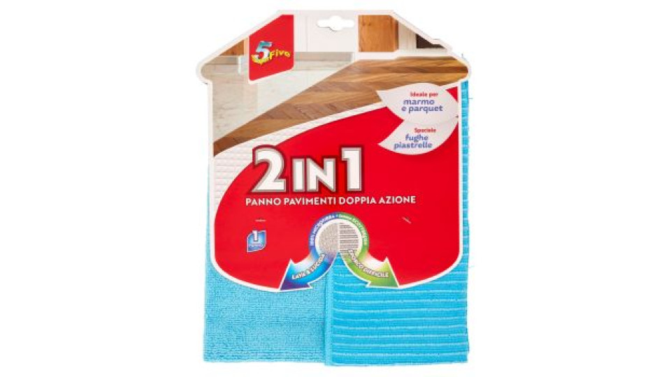 Super5 2in1 Panno Pavimenti Doppia Azione 1 pz