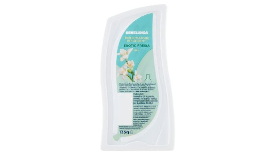 Esselunga Profumatore per ambienti exotic fresia gel 135 g