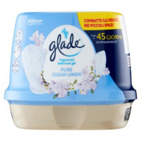 Glade® Gel Bagno, Profumatore per ambienti, Fragranza Clean Linen 180g