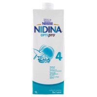 NESTLÉ NIDINA Optipro 4 Latte di crescita liquido per bambini da 2 anni Brick 1L