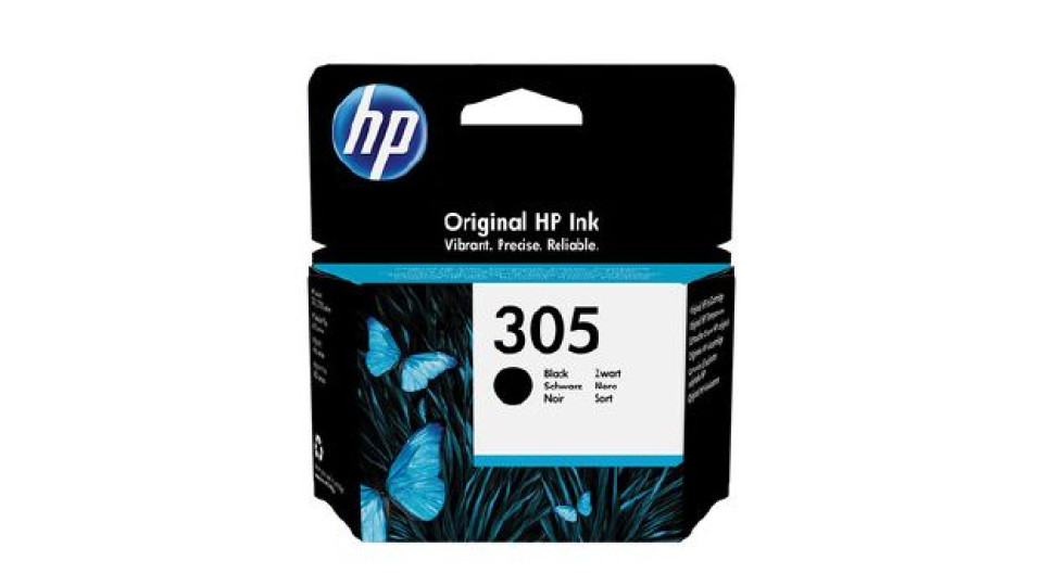 HP, 305 BLACK, Cartuccia di inchiostro, 2 ml