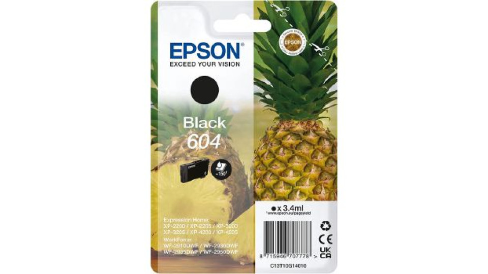 Epson Cartuccia d'inchiostro 604 black
