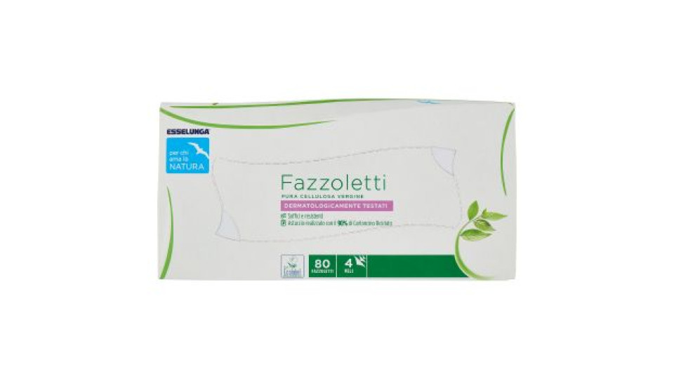 Esselunga Per chi ama la natura Fazzoletti 80 pz