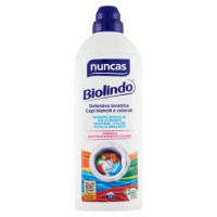 nuncas Biolindo Detersivo lavatrice Capi bianchi e colorati 1 l