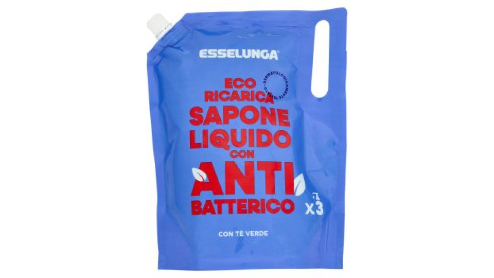 Esselunga Ecoricarica sapone liquido con antibatterico 900 ml