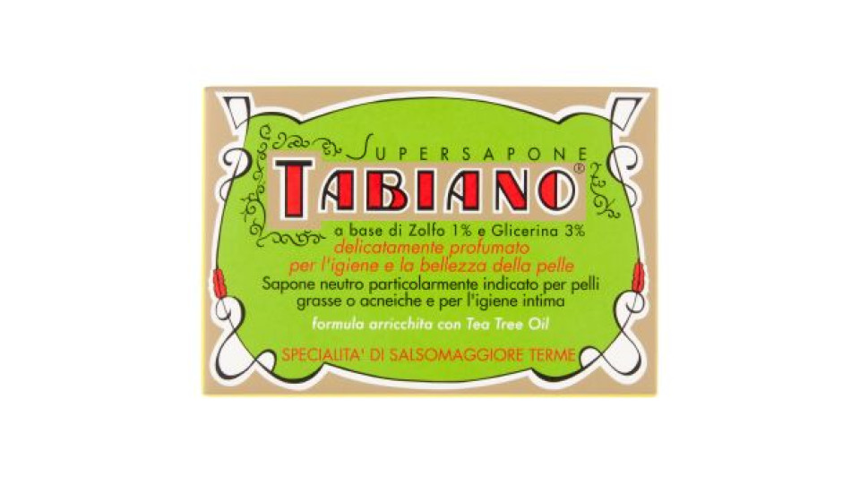 Pilogen Carezza Linea Supersapone Tabiano Sapone 125 g