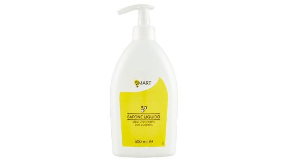 Smart Sapone liquido mani, viso, corpo con glicerina 500 ml