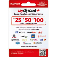 My Giftcard Plus, carta virtuale da 100 euro