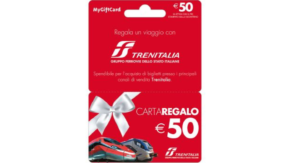 TRENITALIA Card virtuale da 50 euro
