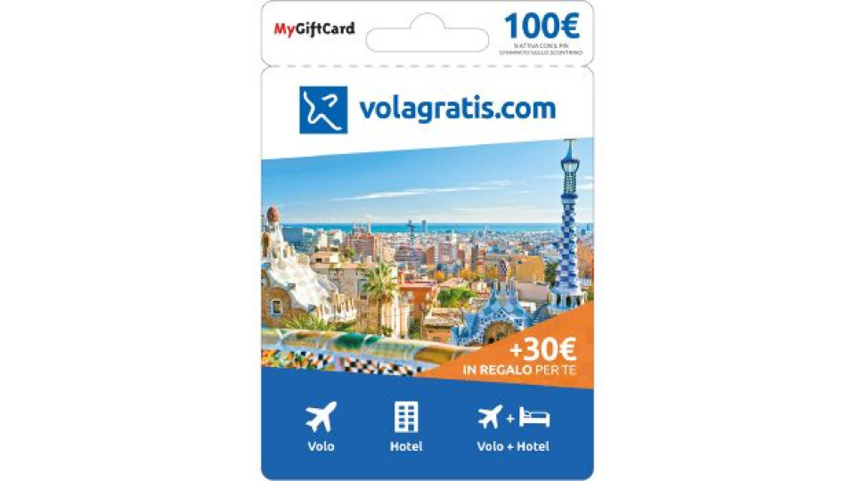 Gift card Volagratis ¿.100,00