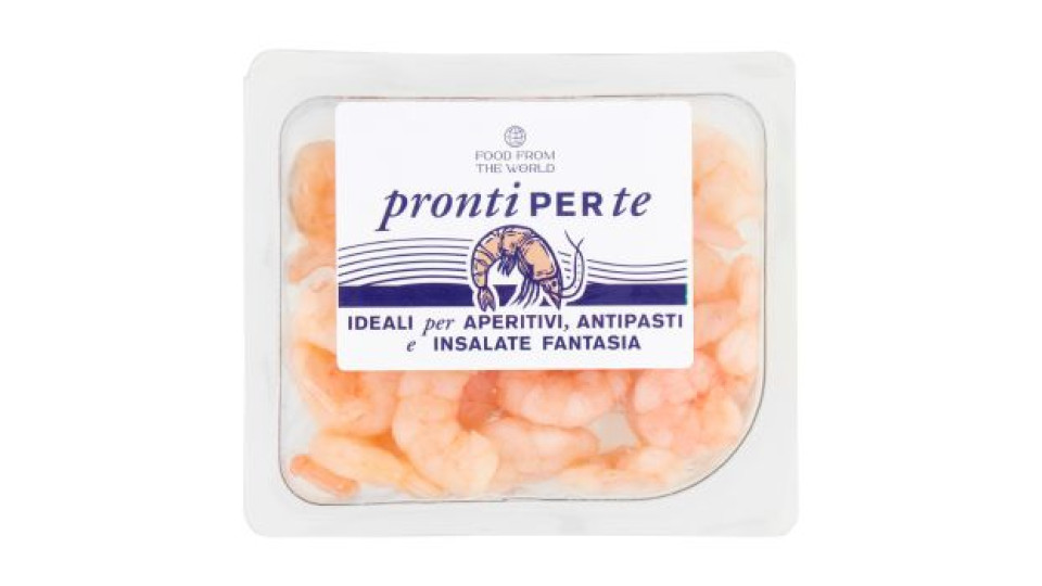 Food From The World pronti Per te Mazzancolle Tropicali Sgusciate e Precotte 100 g
