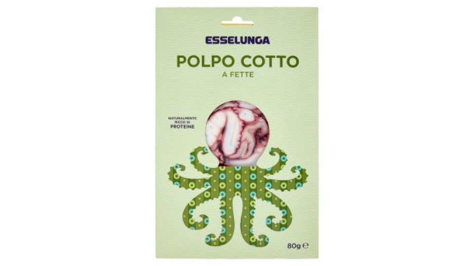 Esselunga Polpo cotto a fette 80 g