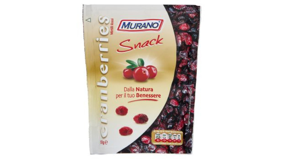 Murano Snack Mirtilli Rossi 150 g