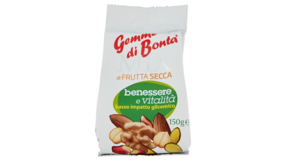 Gemme di Bontà Mix di Frutta Secca benessere e vitalità 150 g