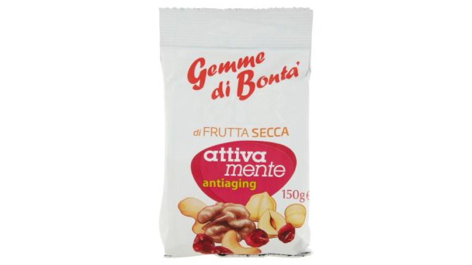 Gemme di Bontà Mix di Frutta Secca attiva mente antiaging 150 g