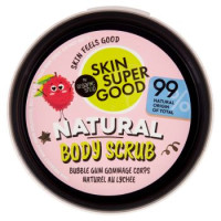 Skin Super Good, Natural Body Scrub Lychee Bubble Gum 360 ml