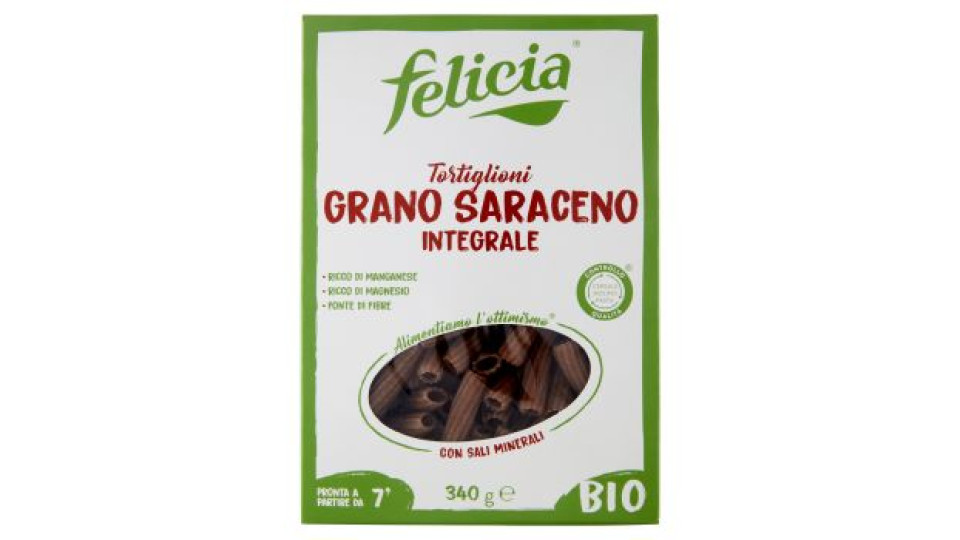 felicia Tortiglioni Grano Saraceno Integrale Bio 340 g