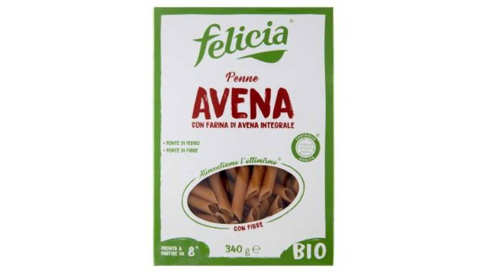 felicia Penne Avena con Farina di Avena Integrale Bio 340 g