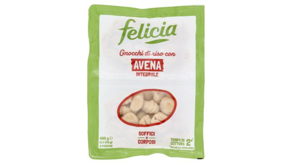 felicia Gnocchi di riso con Avena Integrale 2 x 200 g