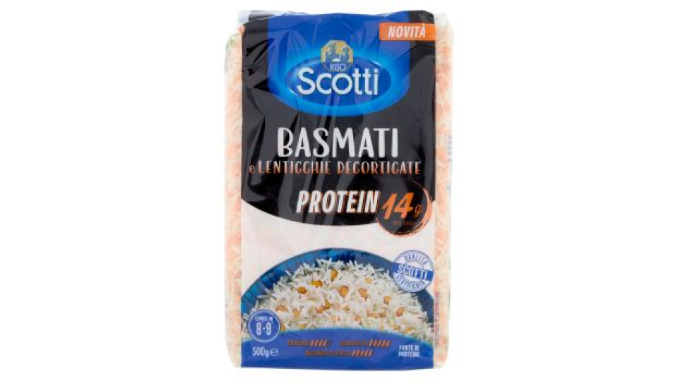 Riso Scotti Basmati e Lenticchie Decorticate Protein 500 g