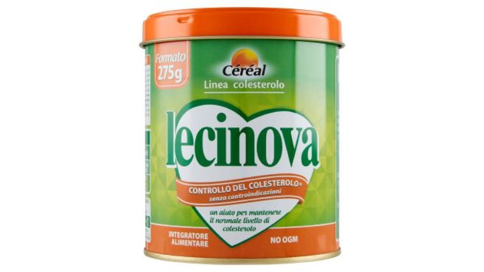 Céréal Linea colesterolo Lecinova lecitina di soia controllo del colesterolo senza glutine - 275g