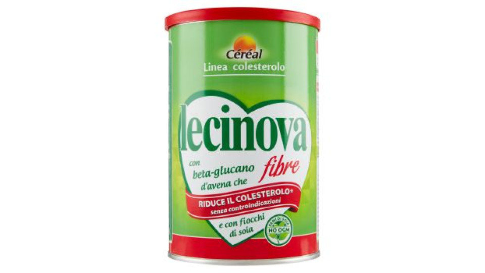 Céréal Linea colesterolo Lecinova Fibre, riduce il colesterolo con betaglucano di avena - 400g