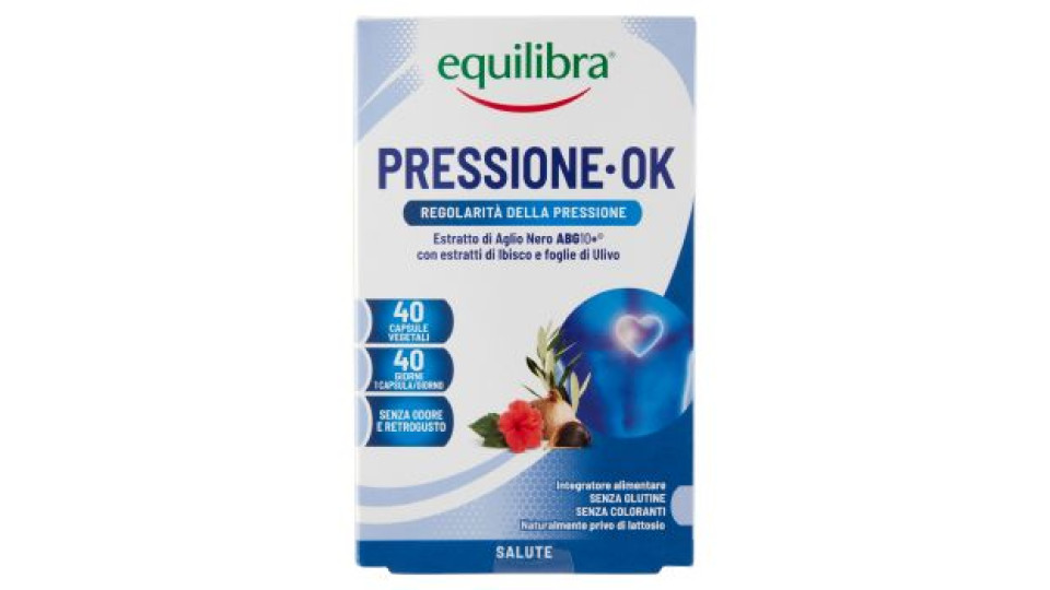 equilibra Pressione-Ok Regolarità della Pressione 40 Capsule Vegetali 20 g