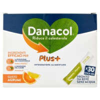 DANACOL Plus+ integratore alimentare che riduce il Colesterolo, 30 stick gel da 15ml
