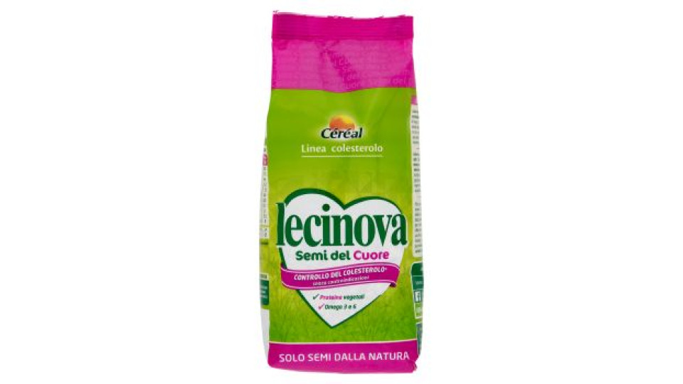 Céréal Linea Colesterolo Lecinova Semi del Cuore con proteine vegetali, Omega 3 e Omega 6 - 300g