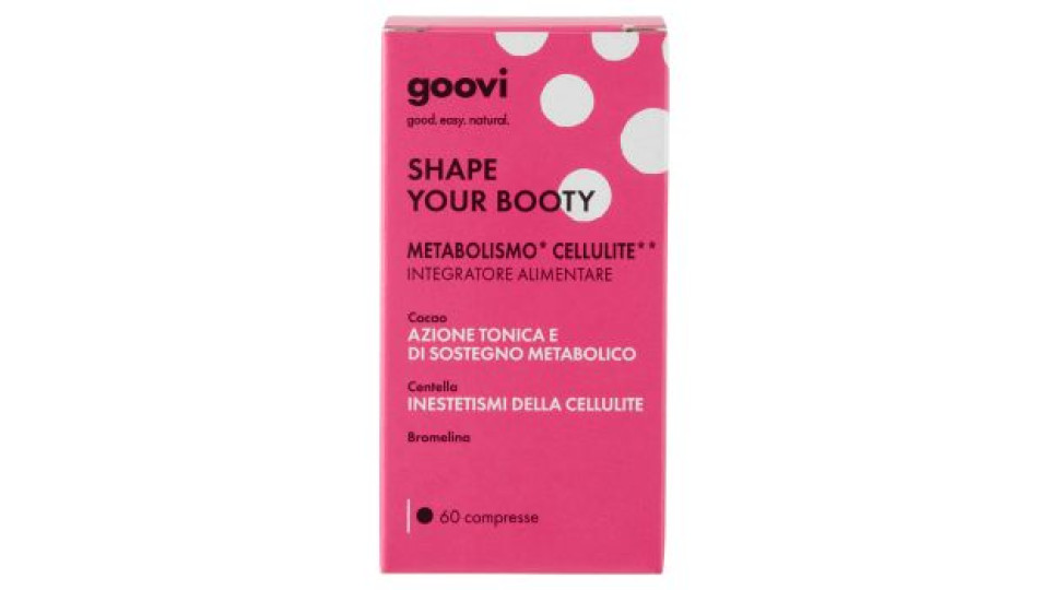 goovi Shape Your Booty Metabolismo* Cellulite** 60 compresse 47,2 g