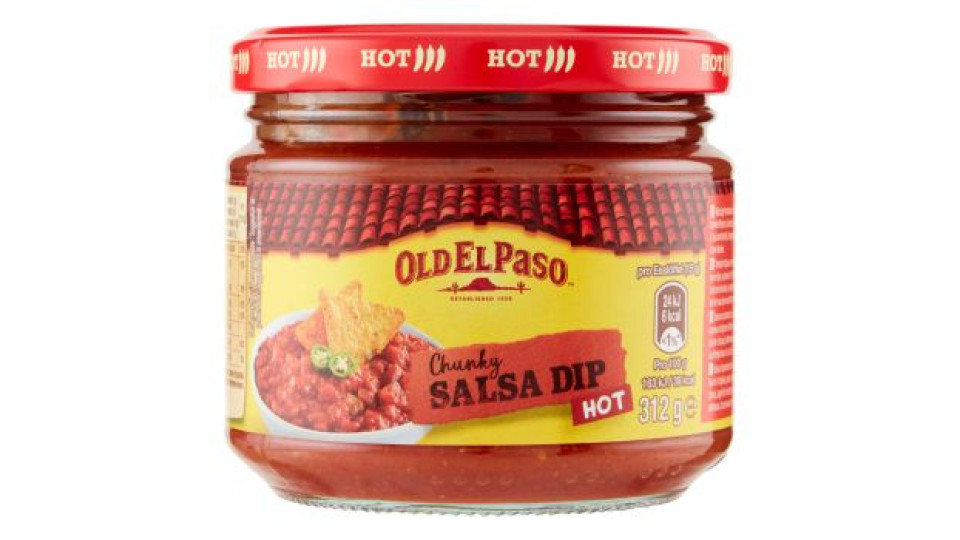 Old El Paso Chunky Salsa Dip Hot 312 g