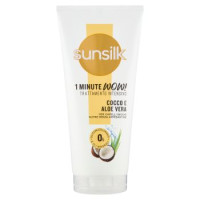 sunsilk 1 Minute Wow! Trattamento Intensivo Cocco e Aloe Vera per Capelli Secchi 180 mL