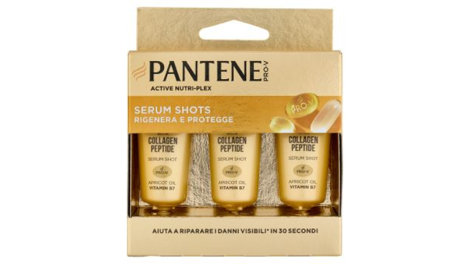 Pantene Pro-V Rigenera e Protegge Serum Shots Active Nutri-Plex 3 x 15 ml
