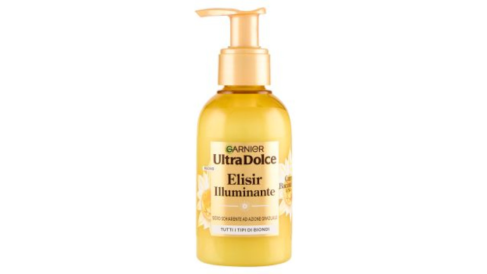 Garnier Ultra Dolce Elisir Illuminante Camomilla Baciata dal Sole & Miele di Fiori 120 ml