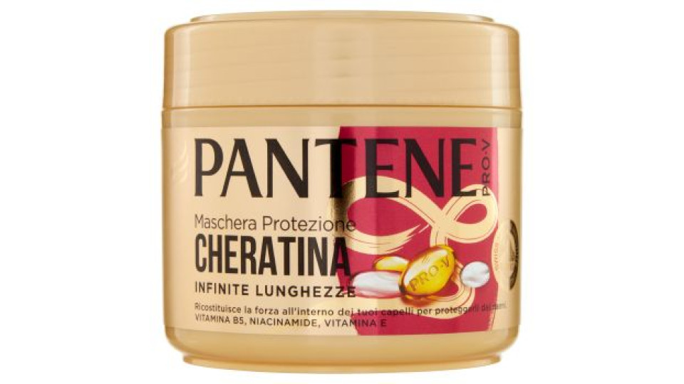 Pantene Pro-V Maschera Protezione Cheratina Infinite Lunghezze 300 ml