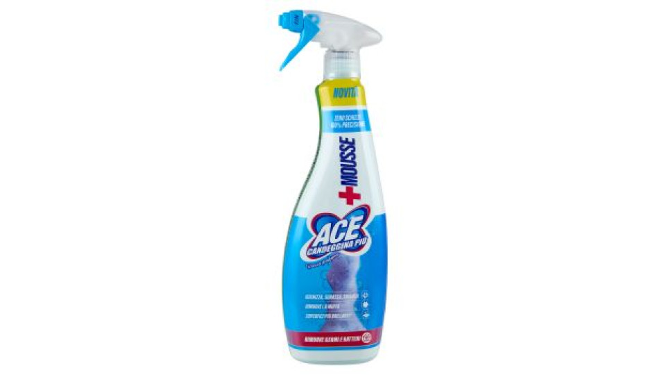 Ace Candeggina Più +Mousse Fresco profumo 690 ml