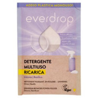 everdrop Detergente Multiuso Ricarica Limone - Basilico 30 g