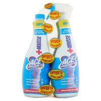 Ace Candeggina Più +Mousse Fresco profumo + Ricarica 2 x 690 ml